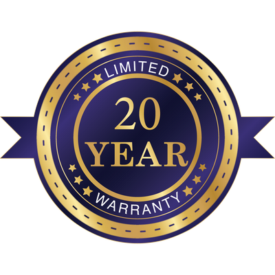 20-Year Limited Warranty Badge