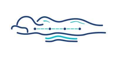 Lumbar support and spinal alignment icon