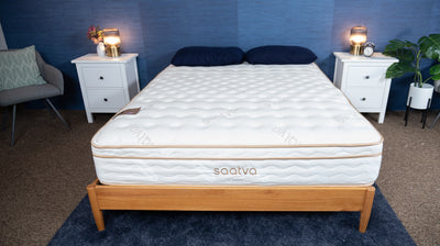 Saatva Classic mattress in bedroom