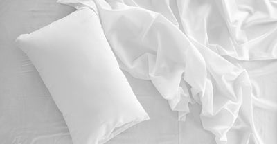 Kool-Flow™ Dove White Cotton Sheet Set