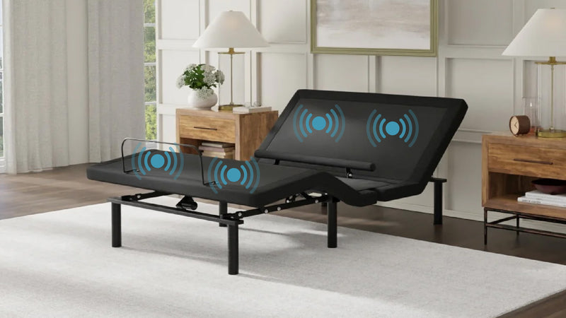 BackFlex 2 adjustable base therapeutic  wave massage vibration