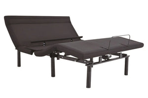 BackFlex 2 Adjustable Base with Adjustable Lumbar Support and Massage angle view with lumbar raised