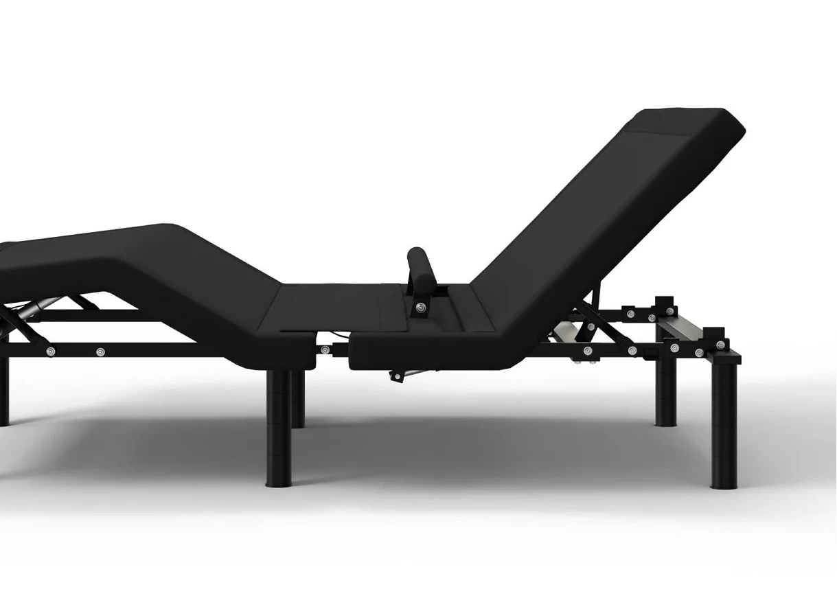BackFlex 2 adjustable base in zero gravity mode with adjustable lumbar support bar extended