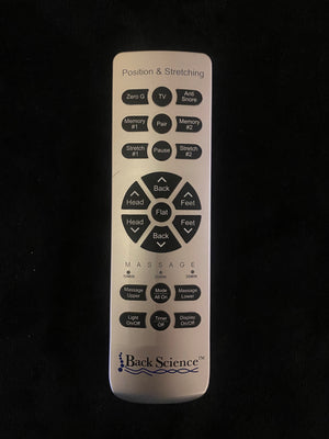 BackFlex 3 Adjustable Base Remote