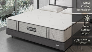 Back Science Back Pain Mattress Cooling Technology and Zoned Lumbar Support