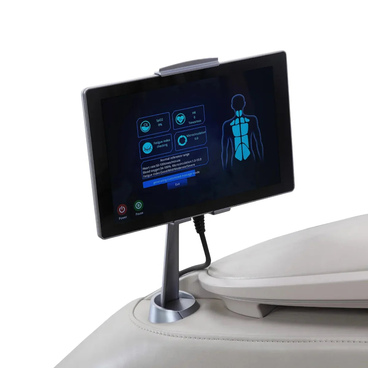 Osaki DuoMax 4D massage chair Simple and easy touchscreen table remote control