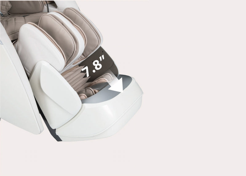 Osaki DuoMax 4D dual mechanism massage chair automatic extendable footrest for tall people or short people