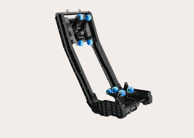 DuoMech Osaki dual 4D roller plus 3D massage technology for advanced speed, intensity, and timing control.