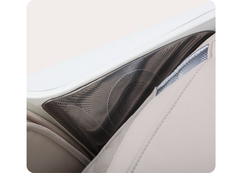 Osaki DuoMax 4D massage chair HD surround sound bluetooth speakers for music audio meditation