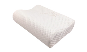Glacier Trillow 3-in-1 cooling adjustable thickness contour memory foam pillow with bamboo pcm cooling cover, and cooling gel infusion