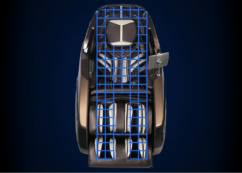 Infinity Circadian 4D DualFlex massage chair intelligent smart body scan technology for mapping shape of body