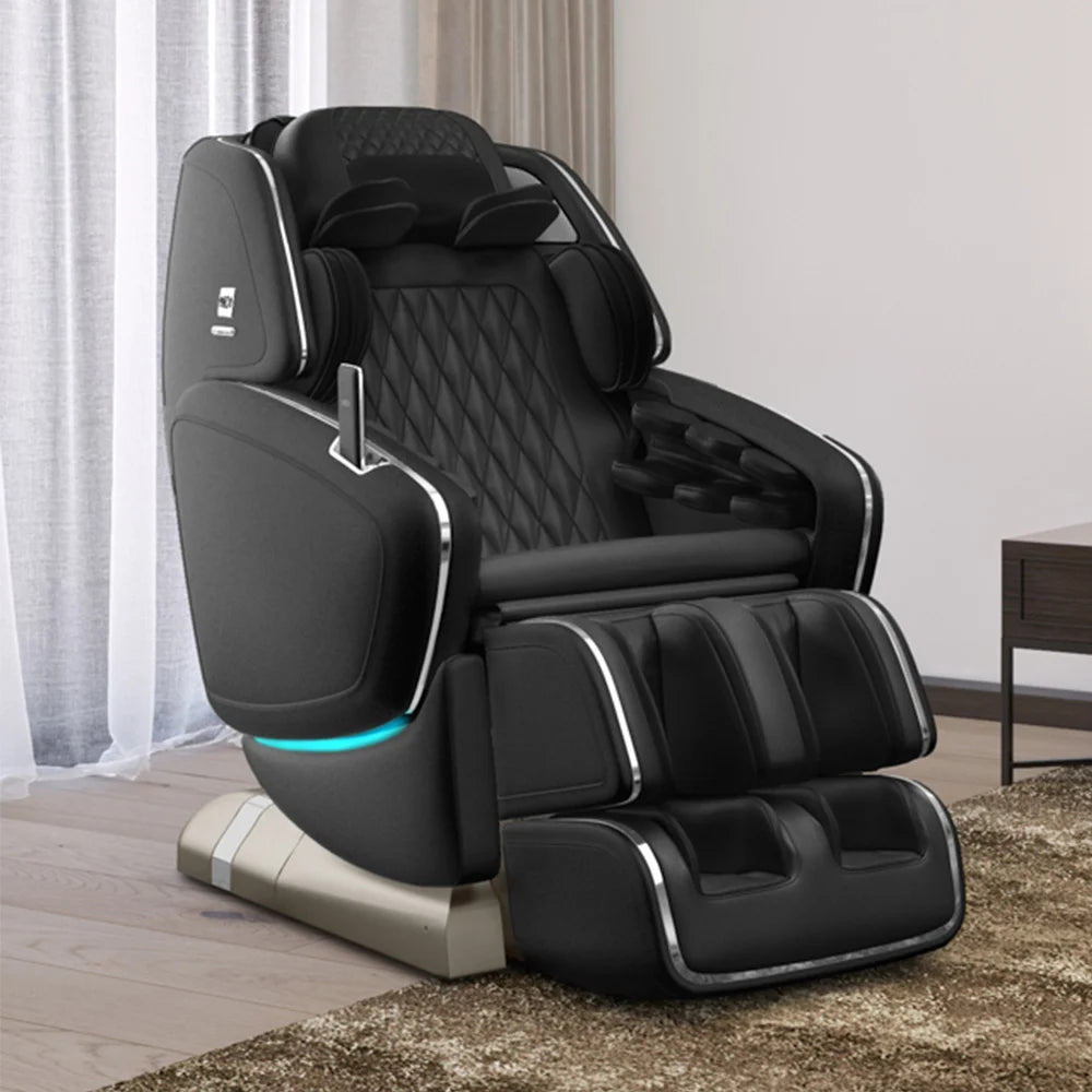 M8 Neo luxury massage chair midnight colour living room scene