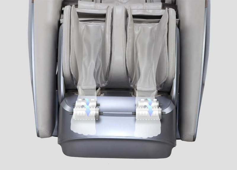 Osaki DuoMax SE 4D massage chair special dual reflexology foot rollers for pressure point food massage