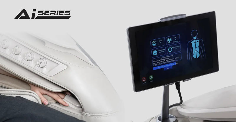 Osaki DuoMax SE massage chair intelligent AI body scan and health detection sensor