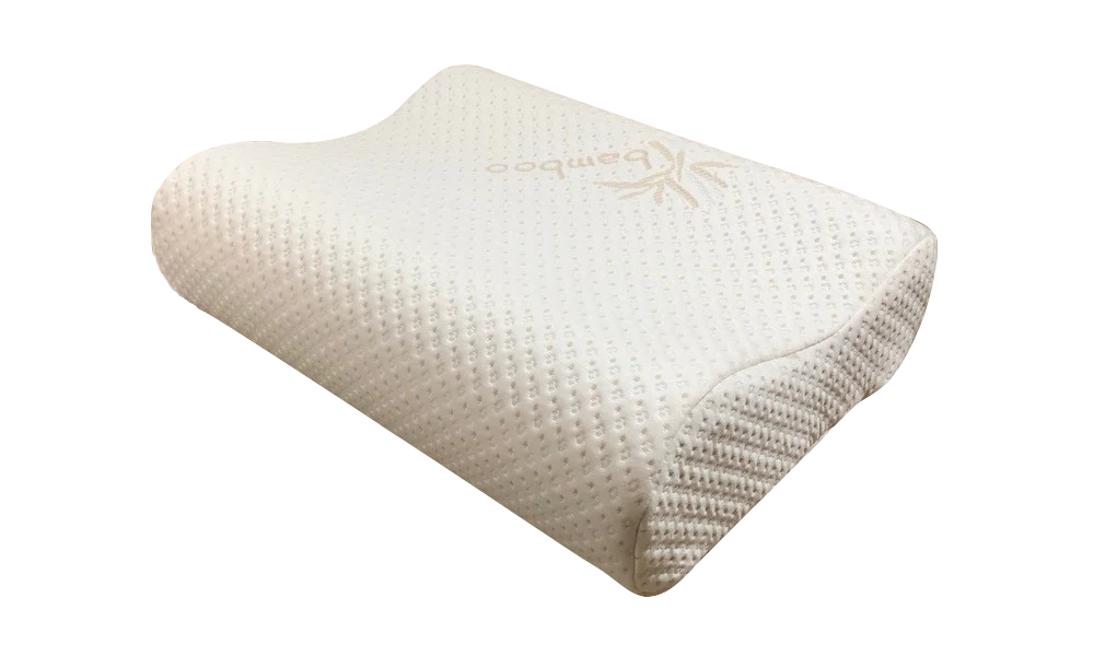 Trillow 3-in-1 adjustable thickness contour memory foam pillow with bamboo cover, ortheopedic support, and premium high density memory foam